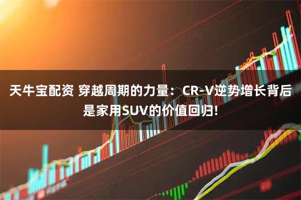 天牛宝配资 穿越周期的力量:CR-V逆势增长背后是家用SUV的价值回归!