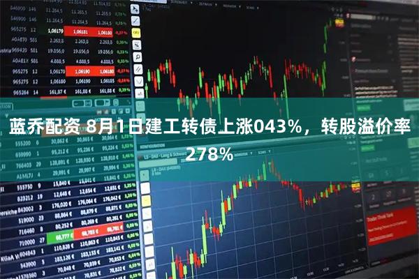 蓝乔配资 8月1日建工转债上涨043%,转股溢价率278%