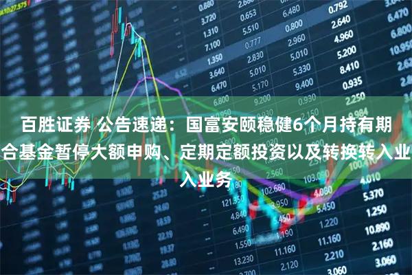 百胜证券 公告速递:国富安颐稳健6个月持有期混合基金暂停大额申购、定期定额投资以及转换转入业务